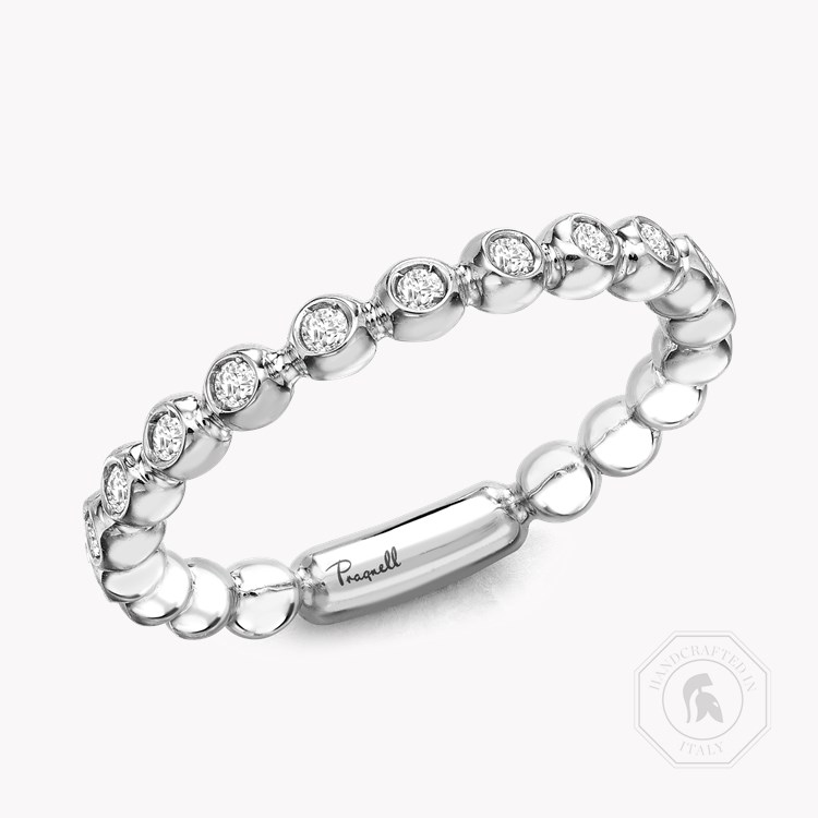 Bohemia 0.29ct Diamond Ring Brilliant Cut, Rubover Set_1