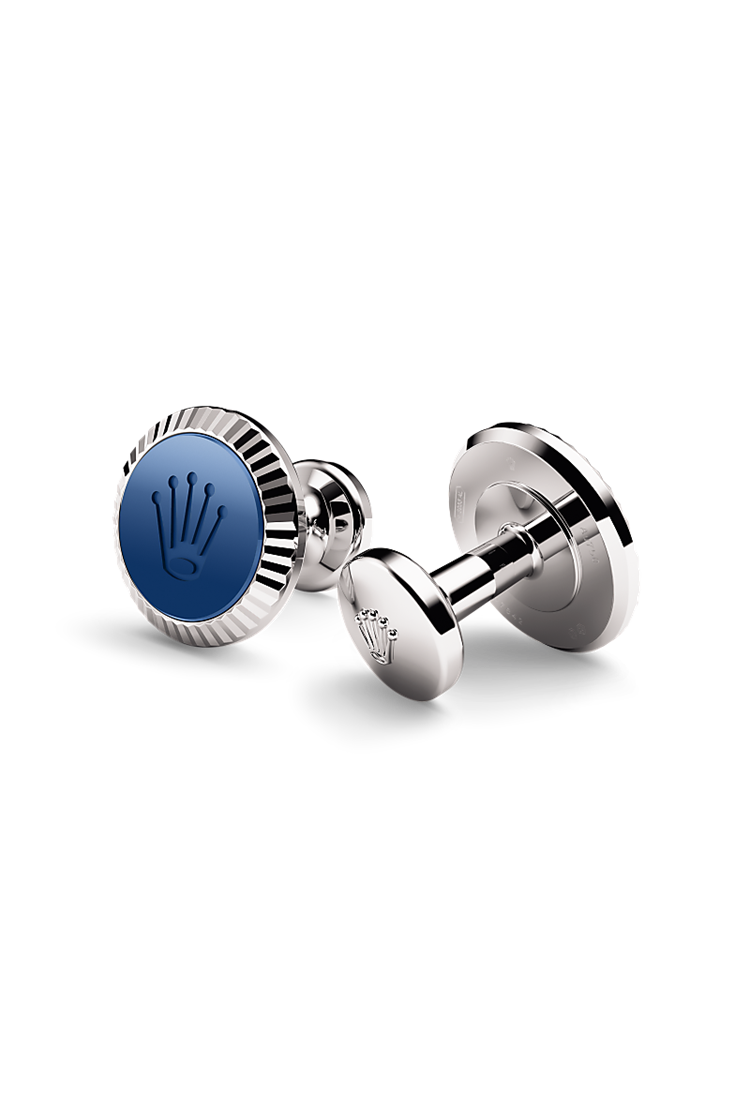 ‘Fluted’ cufflinks, 