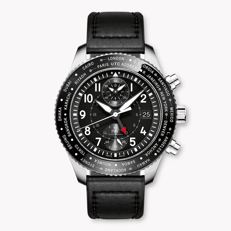 IWC Pilot's Timezoner  IW395001 45mm, Black Dial, Arabic Numerals_1
