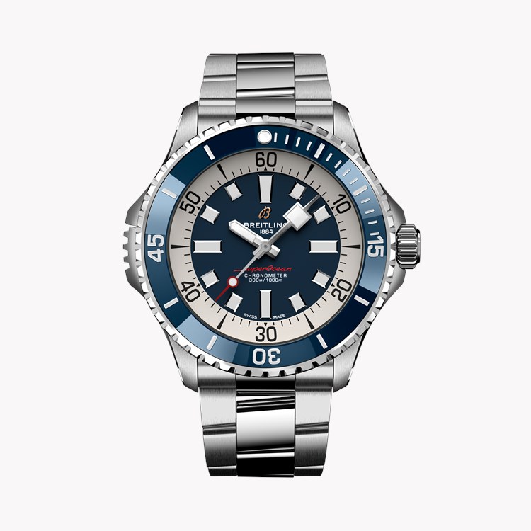 Breitling Superocean Automatic 46 46mm, Blue Dial, Baton Numerals_1
