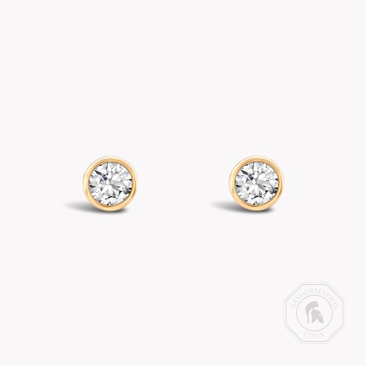 Sundance Diamond Stud Earrings Brilliant Cut, Rubover Set_1