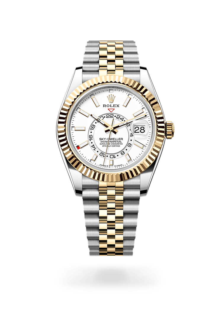 Sky-Dweller, Oyster, 42 mm, Oystersteel and yellow gold