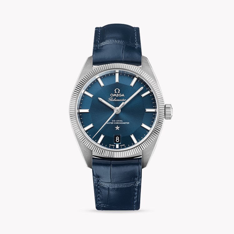Omega globemaster leather strap deals