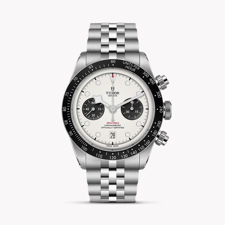 Tudor Black Bay Chrono 41mm, White Dial, Dot and Triangle Numerals_1