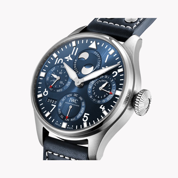 IWC Big Pilot's Perpetual Calendar 46.2mm, Blue Dial, Arabic Numerals_3