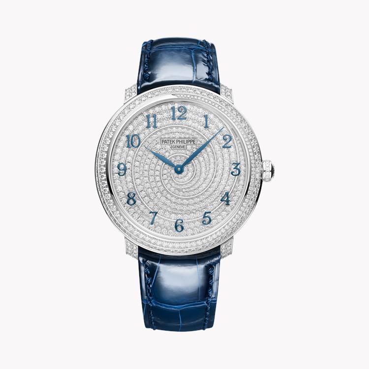 Patek Philippe Calatrava 36.5mm, Pave Diamond Dial, Arabic Numerals_1