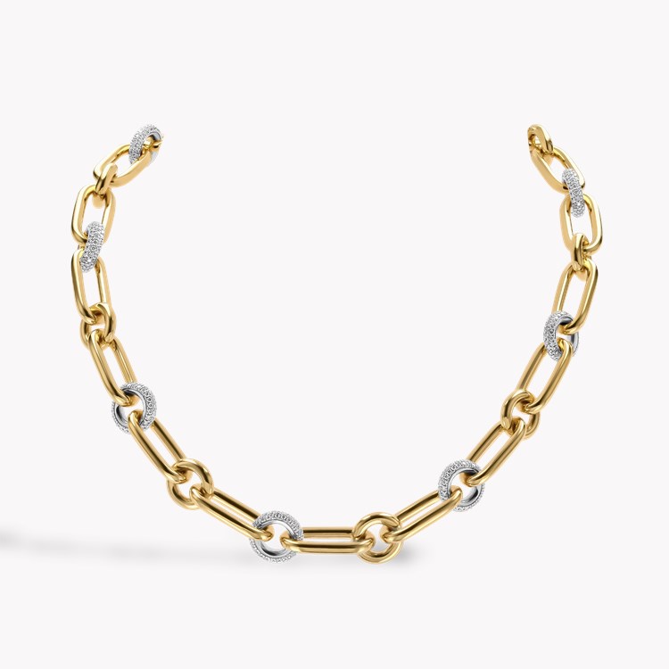 Havana 5.58ct Diamond Necklace   in 18ct Yellow & White Gold