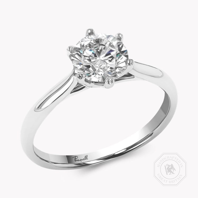 Classic Six-Claw 1.20ct Brilliant Cut Diamond Ring Brilliant cut, Claw set_1