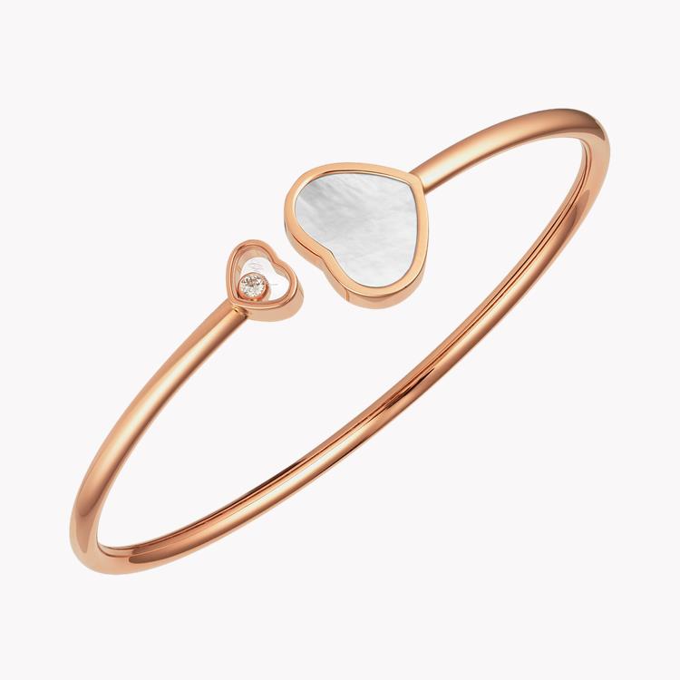 Chopard Happy Hearts Mother of Pearl Bangle Brilliant Cut, Rub Over Set_1