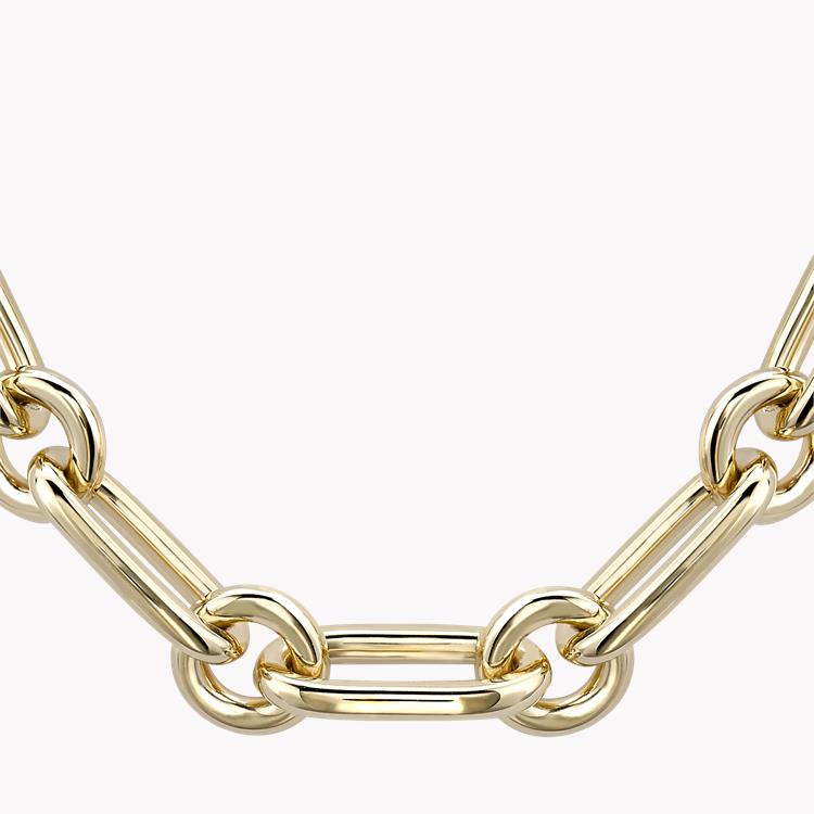 Havana Chain Necklace in Yellow Gold _1