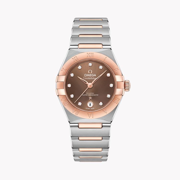 OMEGA Constellation  O13120292063001 29mm, Brown Dial, Diamond Numerals_1