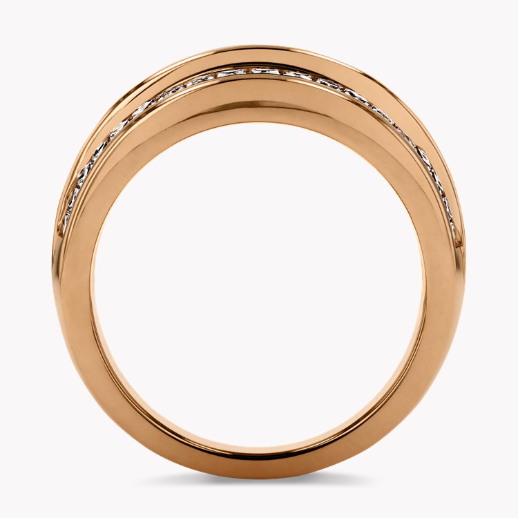 Manhattan Classic Diamond Ring Carre & French Cut, Channel Set_3