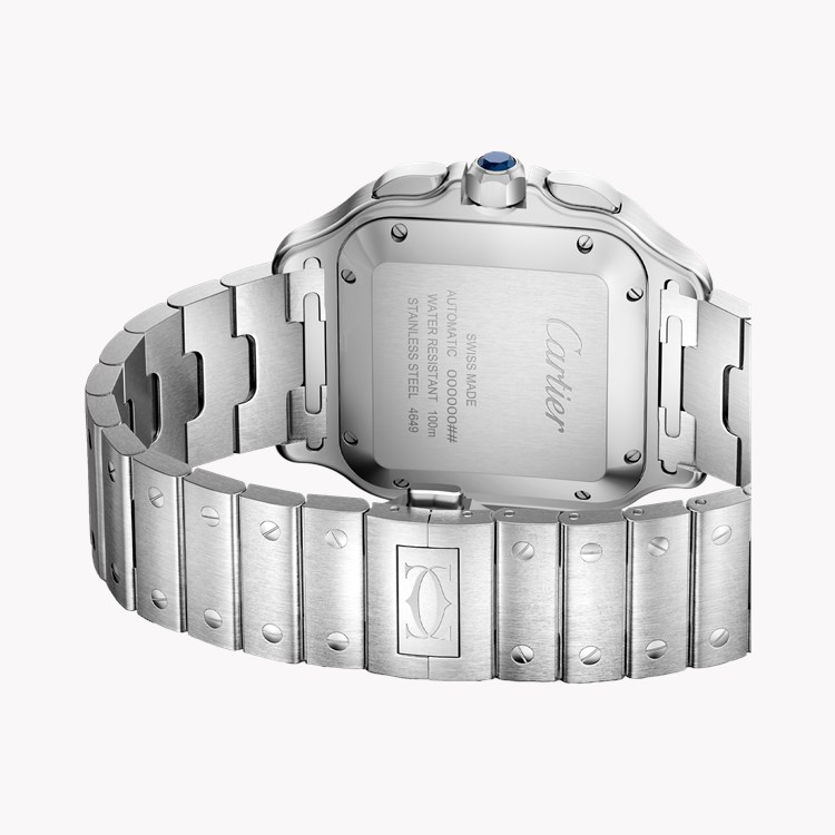 Cartier Santos de Cartier Large, Silver Dial, Roman Numerals_4