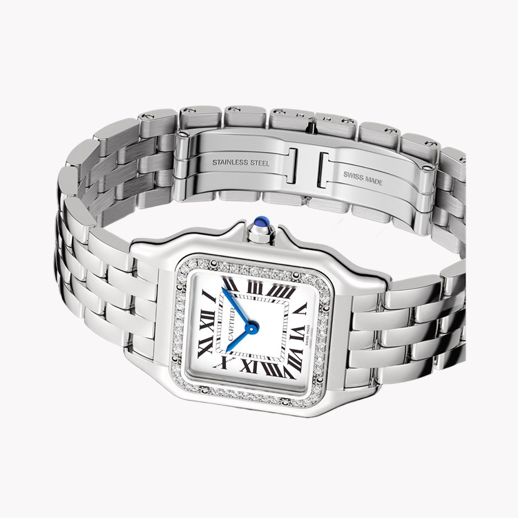 Cartier Panthère de Cartier Medium, Silver Dial, Roman Numerals_2