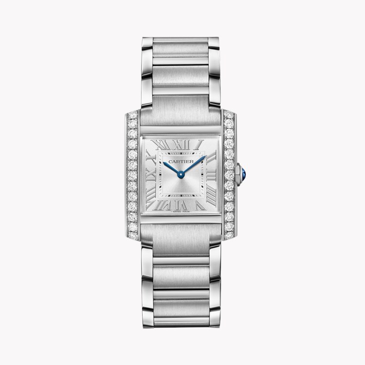 Cartier Tank Française 24.97mm, Silver Dial, Roman Numerals_1