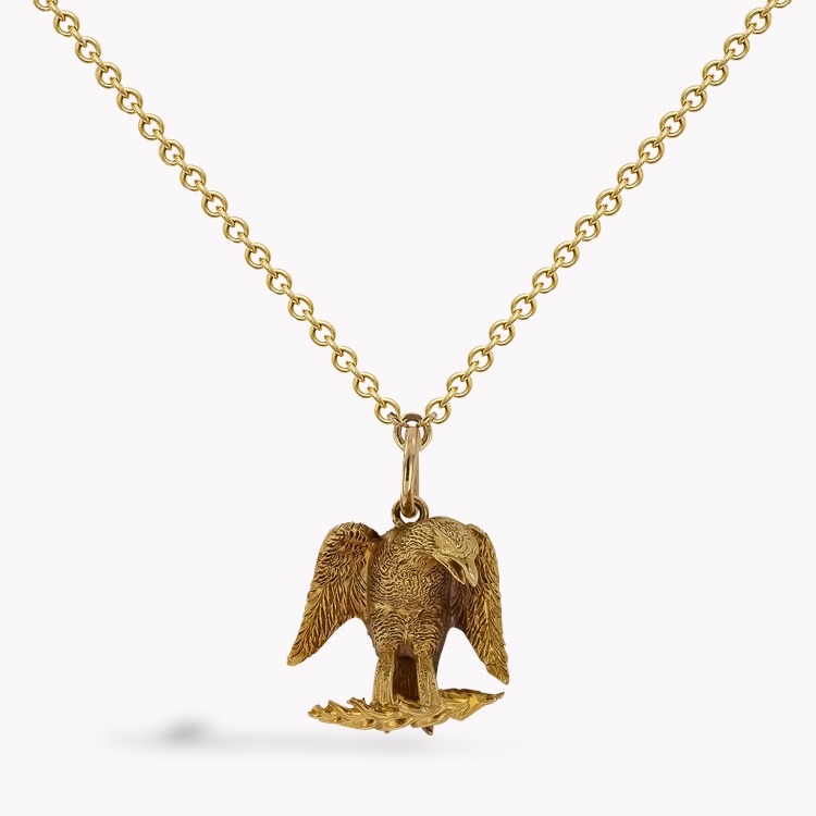 Victorian Perched Eagle Pendant _1