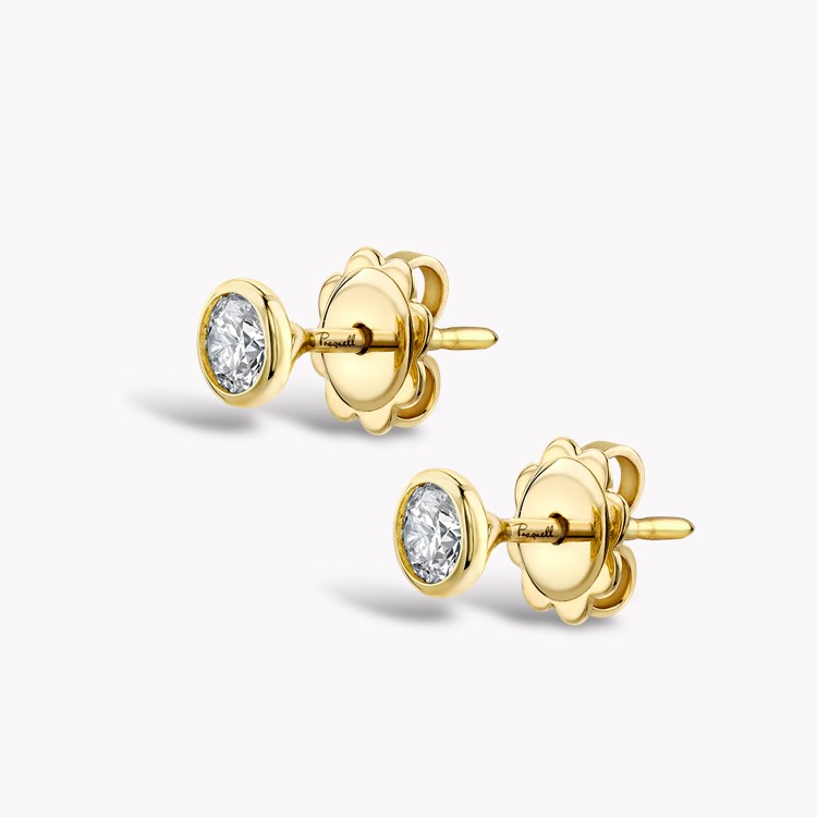 Sundance Diamond Stud Earrings Brilliant Cut, Rubover Set_2