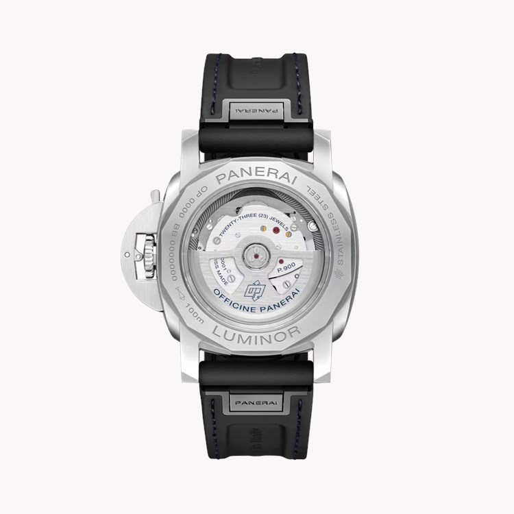 Panerai Luminor Quaranta BiTempo Luna Rossa 40mm, Blue Dial, Arabic/Baton Numerals_2