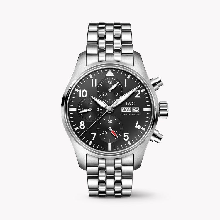 IWC Pilot's Chronograph 41 41mm, Black Dial, Arabic Numerals_1