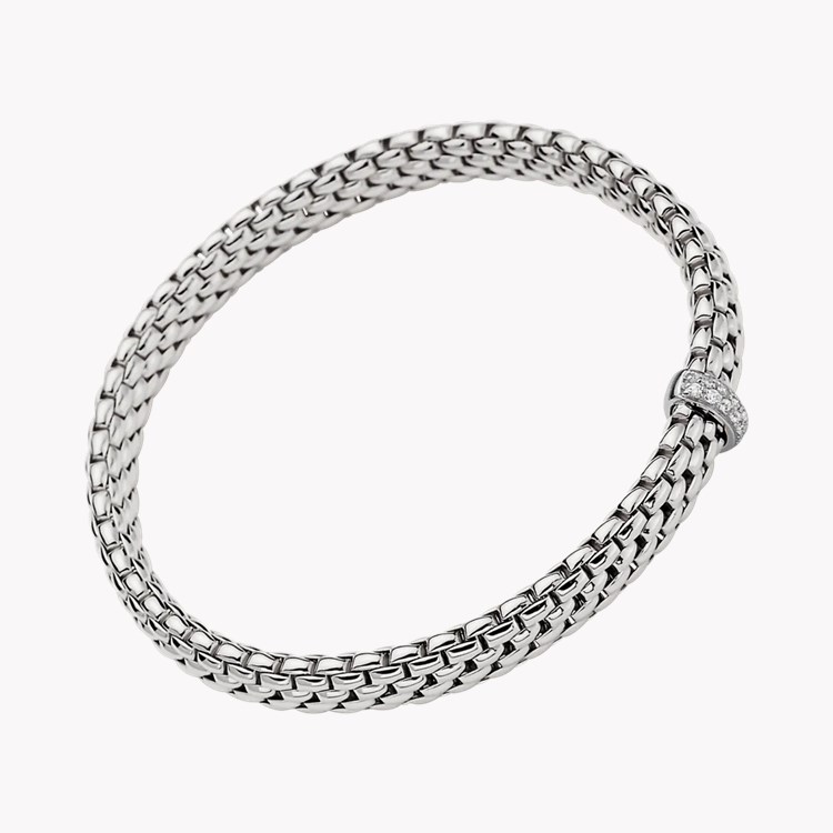 Fope Vendôme Flex'it 0.10ct Diamond Bracelet Brilliant Cut, Grain Set_1