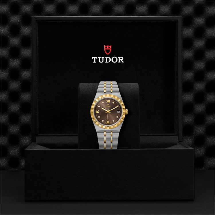 Tudor Royal 34mm, Brown Dial, Diamond Numerals_3