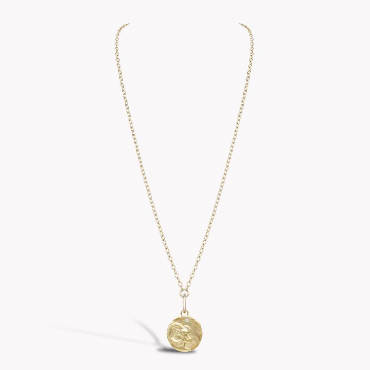 Aries Pendant Charm Brilliant cut, Claw set_3