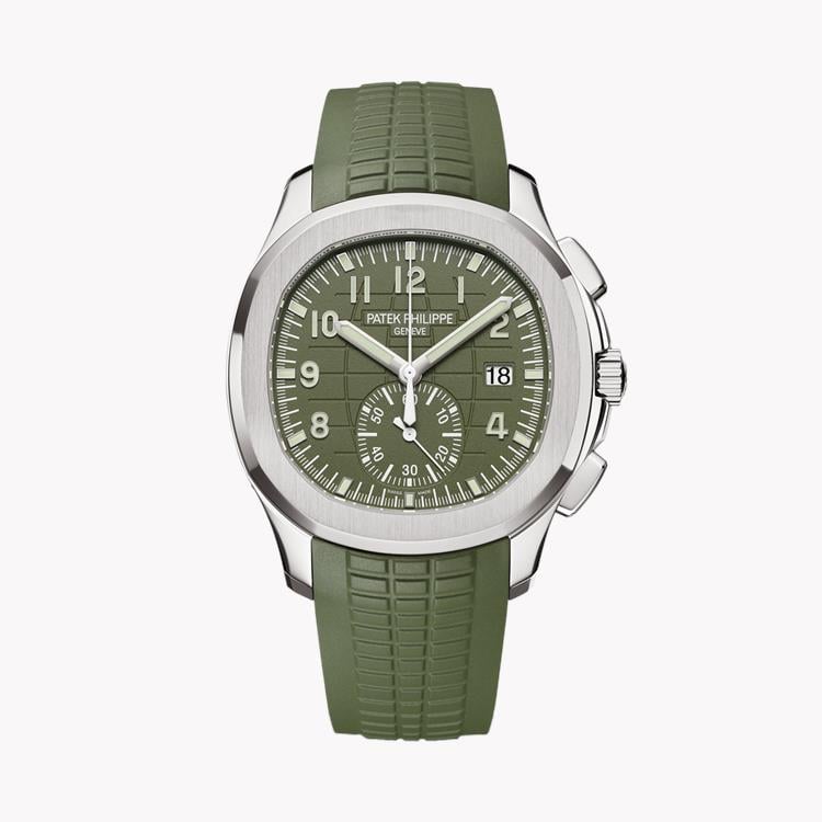 Patek Philippe Aquanaut 42.2mm, Khaki Green Dial, Arabic Numerals_1