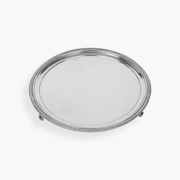 Silver George III Salver Hallmarked London_2