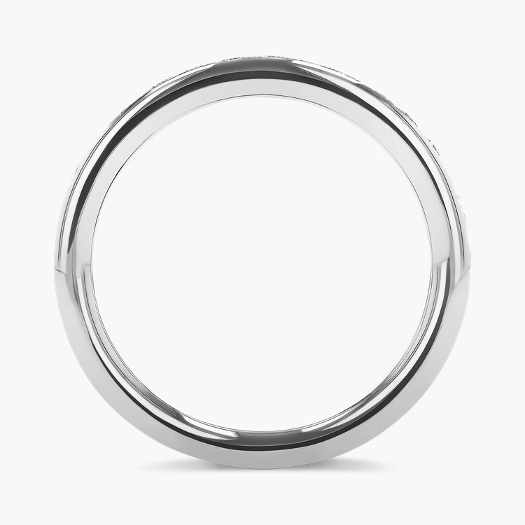 Brilliant Cut Diamond Half Eternity Ring, view 3