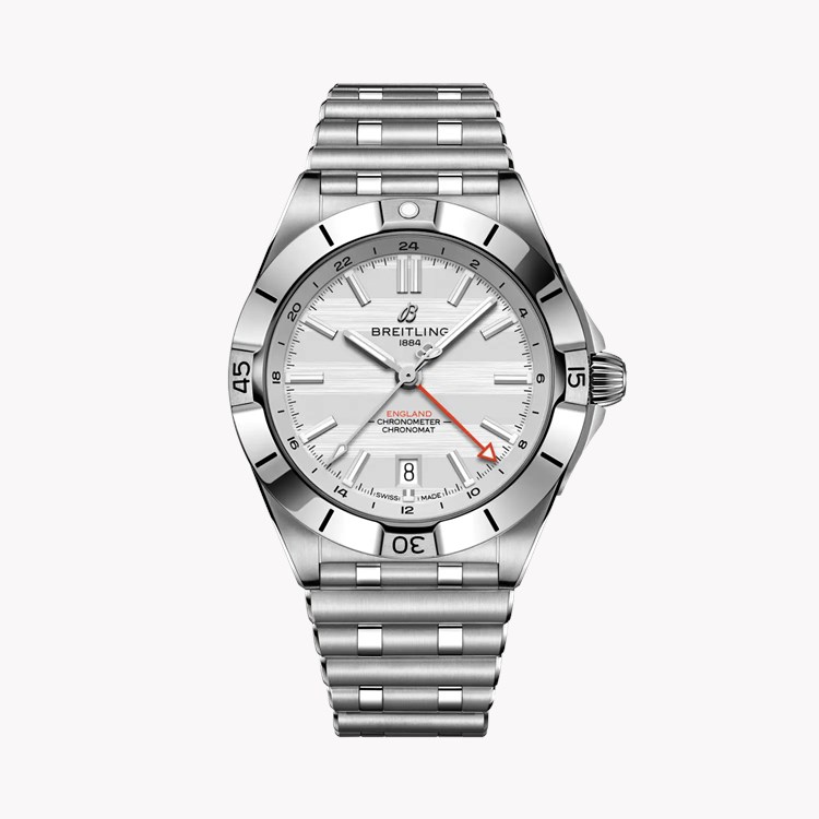 Breitling Chronomat Automatic GMT 40 Six Nations England 40mm, White Dial, Baton Numerals_1