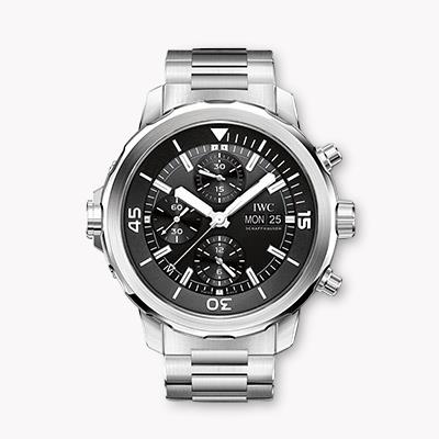 IWC Aquatimer Chronograph 44mm, Black Dial, Baton Numerals_1