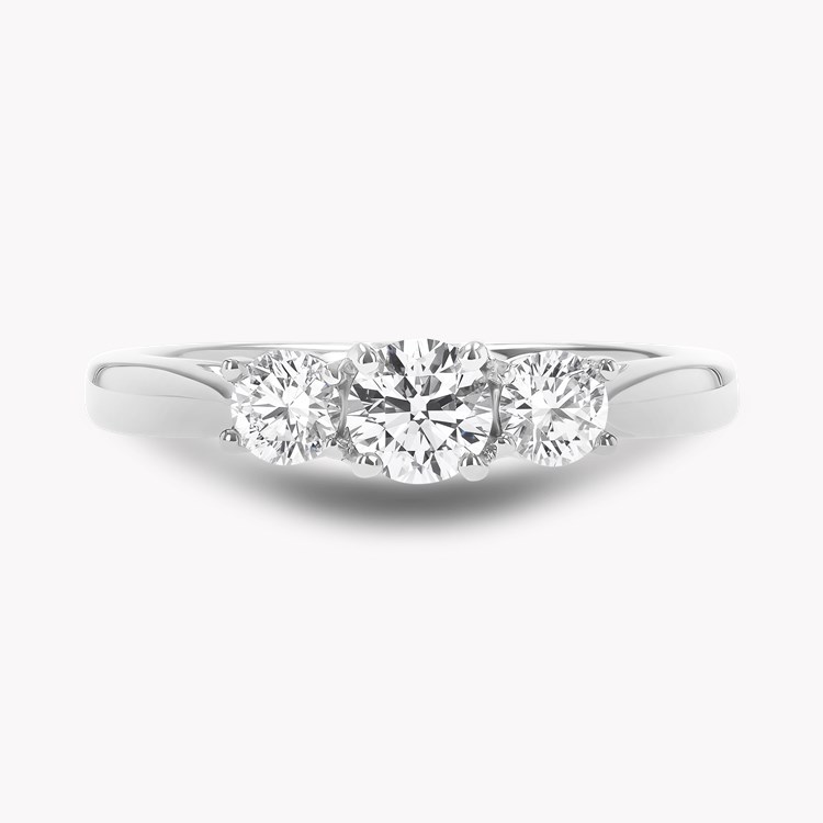 Trilogy 0.60ct Diamond Three Stone Ring Brilliant cut, Claw set_2
