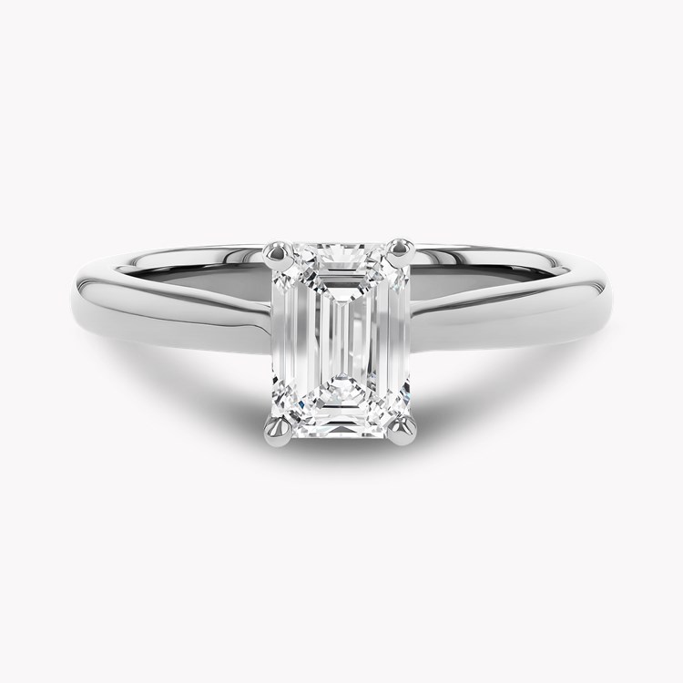 Gaia 0.50ct Emerald Cut Diamond Ring Emerald Cut, Claw Set_2