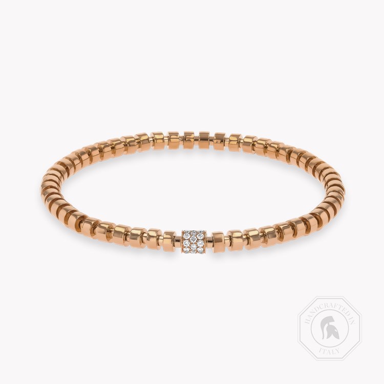 Amalfi 0.27ct Diamond Small Angular Link Expandable Bangle