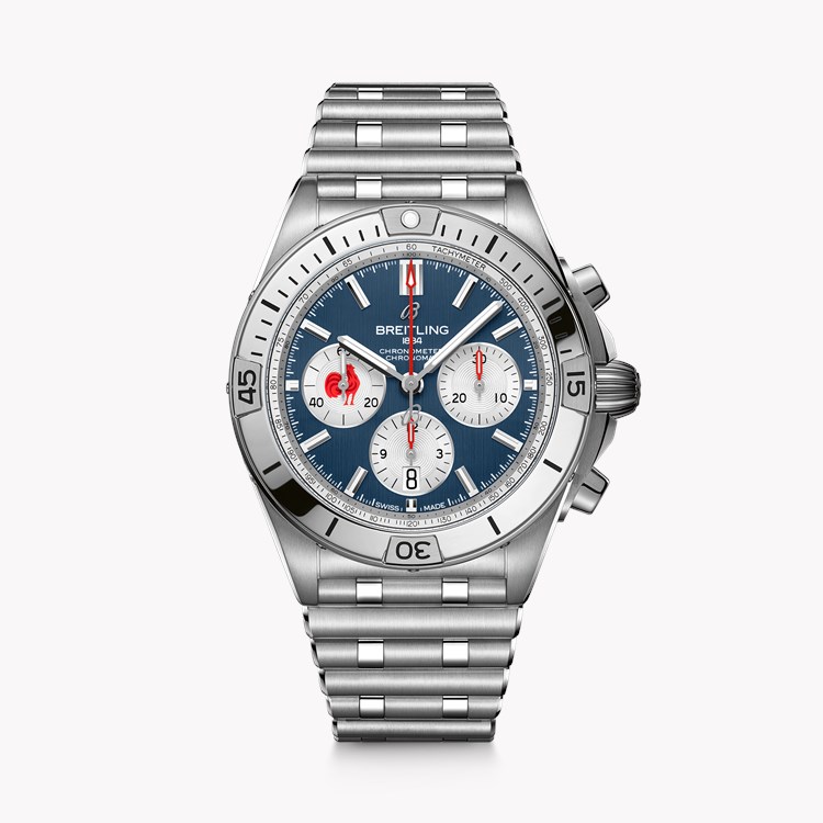Breitling Chronomat Six Nations France 42mm, Blue Dial, Baton Numeral_1