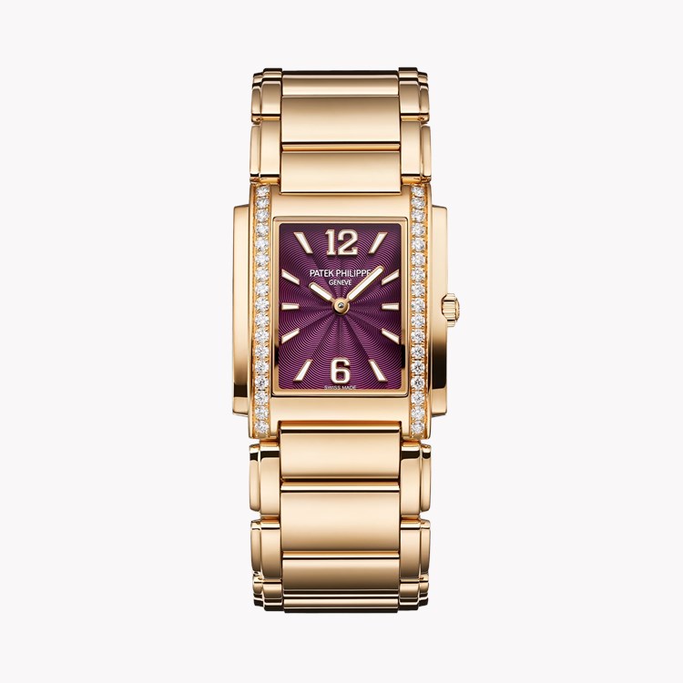 Patek Philippe Twenty~4 25.1mm, Purple Dial, Baton/Arabic Numerals_1