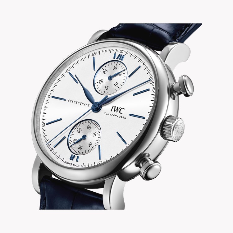 IWC Portofino Chronograph 39mm, Silver Dial, Baton Numerals_3