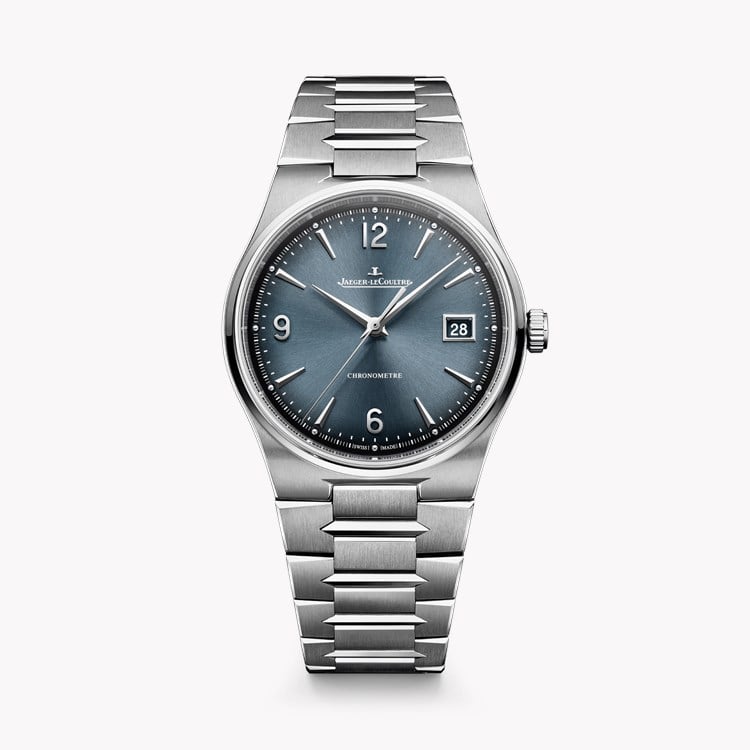 Jaeger-LeCoultre Master Control Chronometre Date 38mm, Blue-Grey Dial, Arabic/Baton Numerals_1