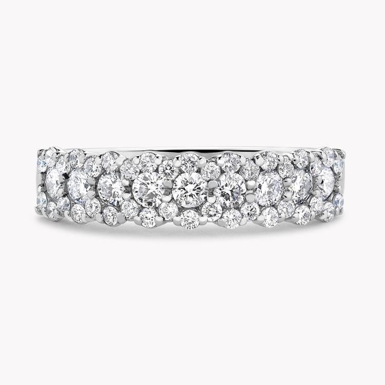 Brilliant Cut Diamond Half Eternity Ring Brilliant cut, Claw set_2