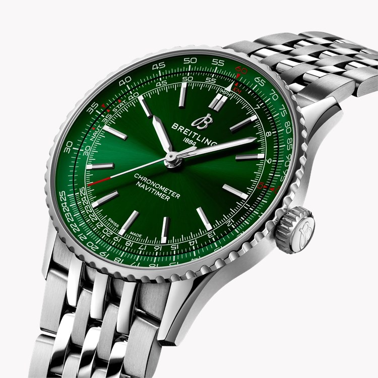 Breitling Navitimer Automatic 41 41mm, Green Dial, Baton Numerals_2