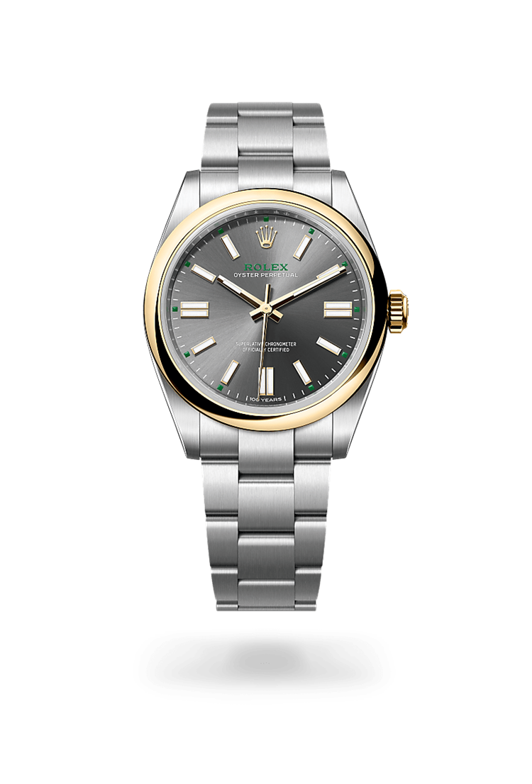 Oyster Perpetual 41, Oyster, 41 mm, Oystersteel and yellow gold