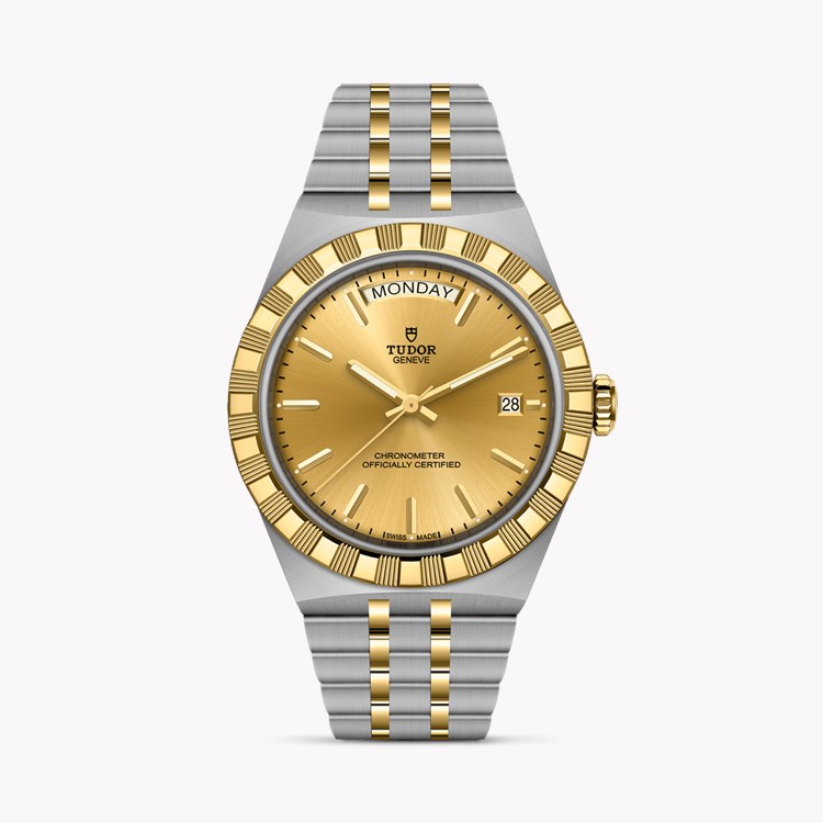 Tudor Royal 40mm, Champagne Dial, Baton Numerals_1