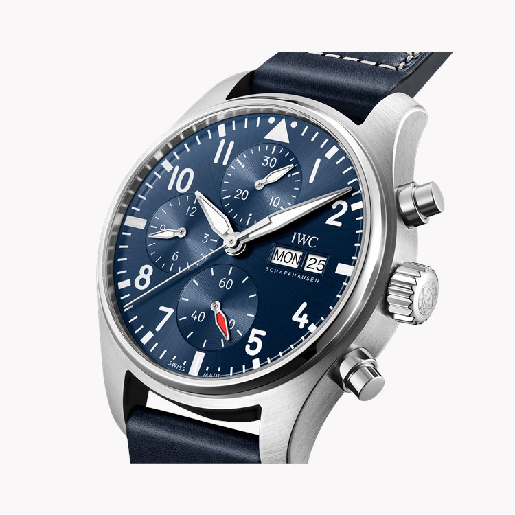 IWC Pilot's Chronograph 41 41mm, Blue Dial, Arabic Numerals_3