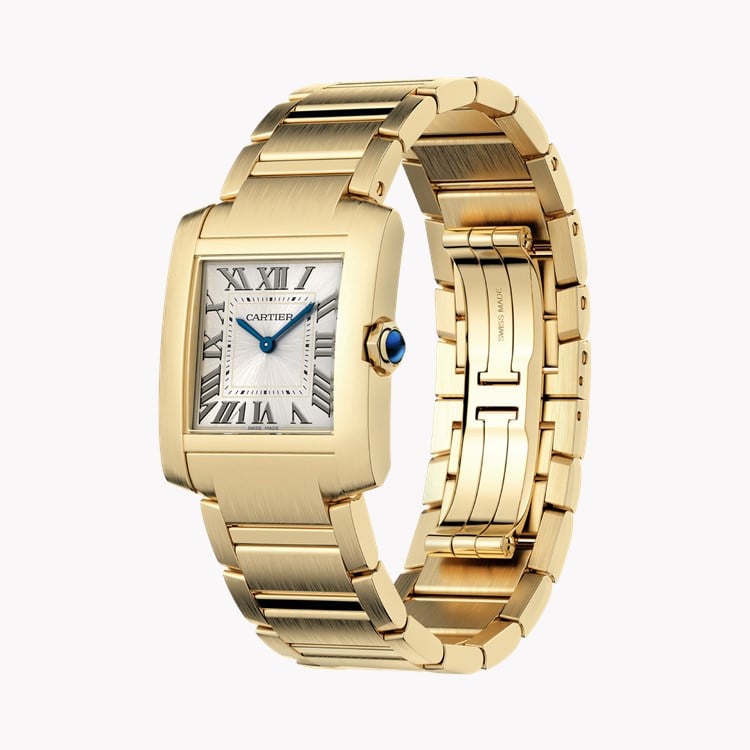 Cartier Tank Française Medium, Gold Dial, Roman Numerals_2