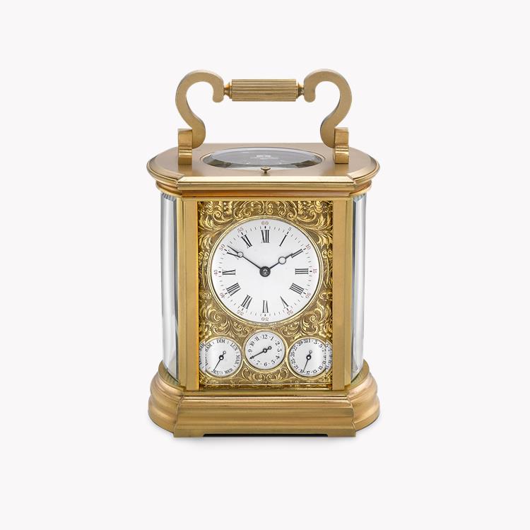 French Carriage Clock  Late 19th Century _1