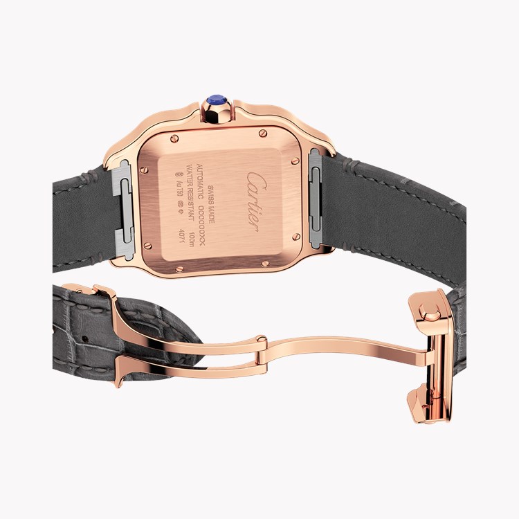 Cartier Santos de Cartier Large, Silver Dial, Roman Numerals_4