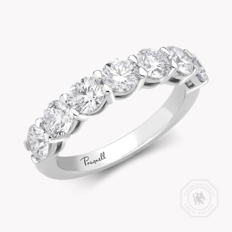 Seven Stone Diamond Ring Round Brilliant, Claw Set_1