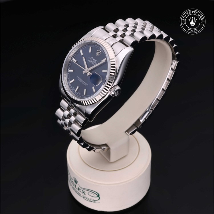 Rolex Datejust 36 2008, 36mm, Oystersteel and White Gold