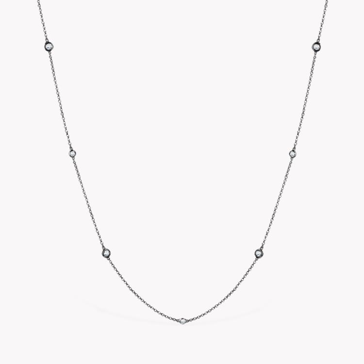 Sundance Diamond Necklace 1.81CT in 18CT White Gold Brilliant Cut, Spectacle Set_2