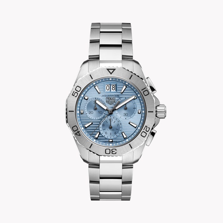 Tag Heuer Aquaracer Professional 200 Chronograph 40mm, Blue Dial, Baton Numerals_1